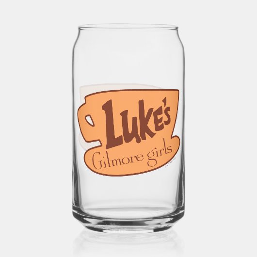 ギルモア女子 | Luke's Dinerロゴ ガラス缶 (裏面)