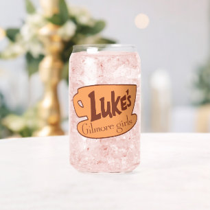 ギルモア女子 Luke's Dinerロゴ ガラス缶