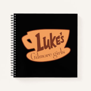 ギルモア女子   Luke's Dinerロゴ ノートブック