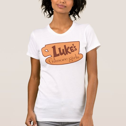ギルモア女子 | Luke's Dinerロゴ Tシャツ (正面)