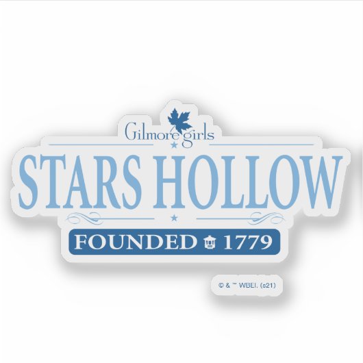 ギルモア女子 | Stars Hollowロゴ シール (正面)