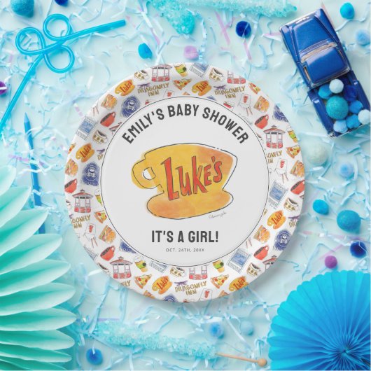 ギルモア・ガールの赤ちゃんシャワー ペーパープレート (パーティー)