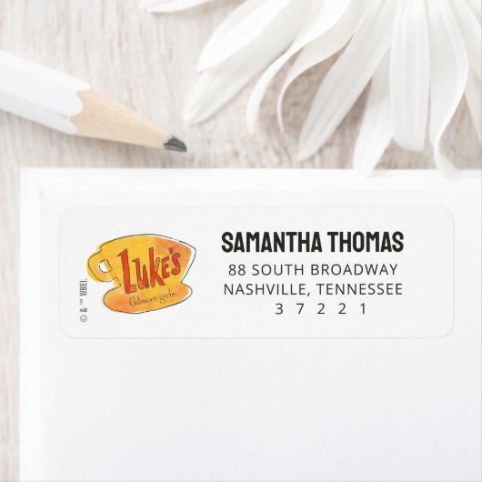 ギルモア・ガールズのブライズシャワー ラベル (インサイチュ)