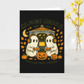 ギルモア・ガールズ どこであなたがホラーを見せたら私もついて行く ハロウィン カード (黄色い花)