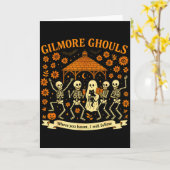 ギルモア・ガールズ どこであなたがホラーを見せたら 私もついて行く ハロウィン カード (黄色い花)
