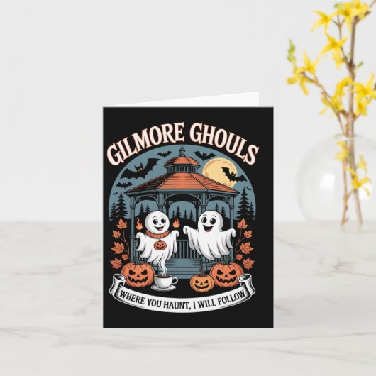 ギルモア・ガールズ どこで君は5を怖がらせてるの カード (黄色い花)