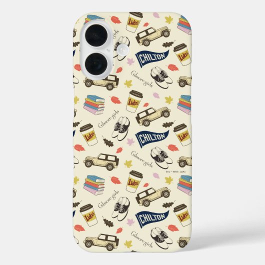 ギルモア・ガールズ チルトン・オータム柄 Case-Mate iPhoneケース (裏面)