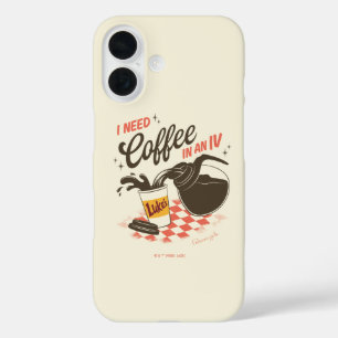 ギルモア・ガールズ ルークのコーヒーIV 引用符 iPhone 16ケース