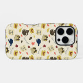 ギルモア・ガールズ ルークのダイナーでのランチ パターン iPhoneケース (裏面横)