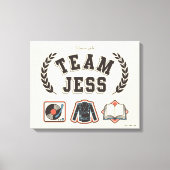 ギルモア・ガールズ Team Jess デザイン キャンバスプリント (正面)