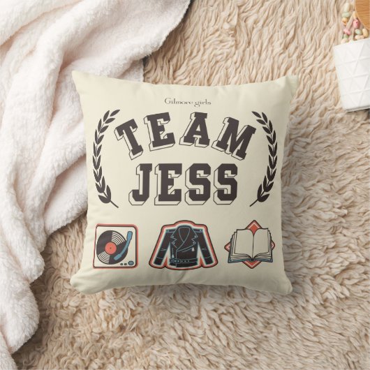 ギルモア・ガールズ Team Jess デザイン クッション (ブランケット)