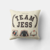 ギルモア・ガールズ Team Jess デザイン クッション (裏面)
