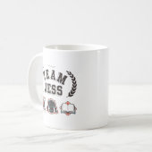 ギルモア・ガールズ Team Jess デザイン コーヒーマグカップ (正面左)