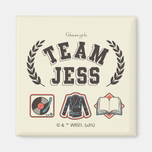 ギルモア・ガールズ Team Jess デザイン マグネット
