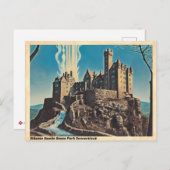 ギルレットキャッスル州パークコネチカットヴィンテージ ポストカード (正面/裏面)