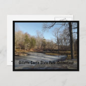 ギルレットキャッスル州パークコネチカット葉書 ポストカード (正面/裏面)