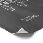 ギルレット・カミソリ特許 – シャルボード ポスター (角)