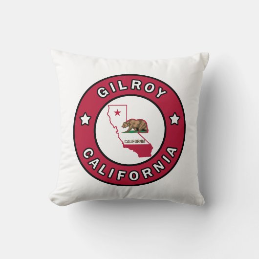 ギルロイカリフォルニア クッション (正面)