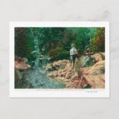 ギルロイ・ホットスプリングスでのコヨーテ・クリークの眺め ポストカード (正面)