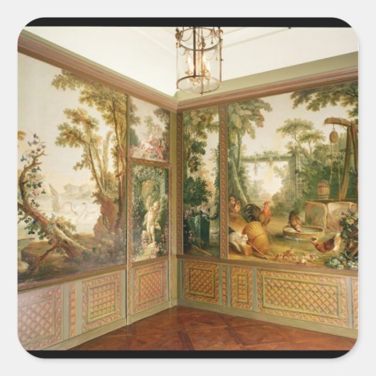 ギル色彩の鮮やかサロンの壁パネル スクエアシール (正面)