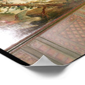 ギル色彩の鮮やかサロンの壁パネル ポスター (角)