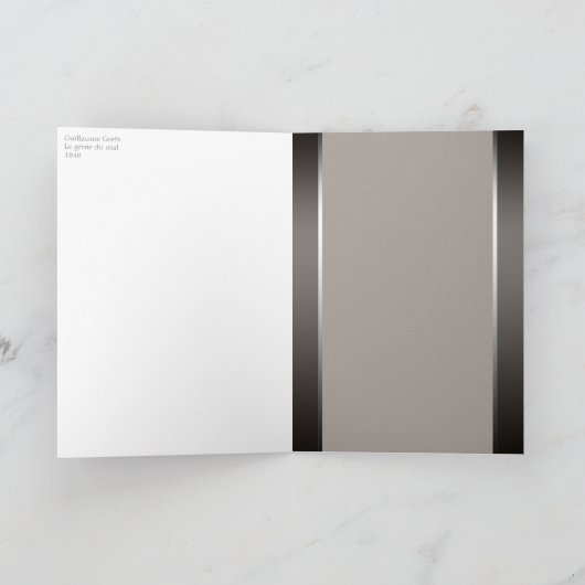 ギレウメギエフルシファーCC0284グリーティングカード カード (内部)