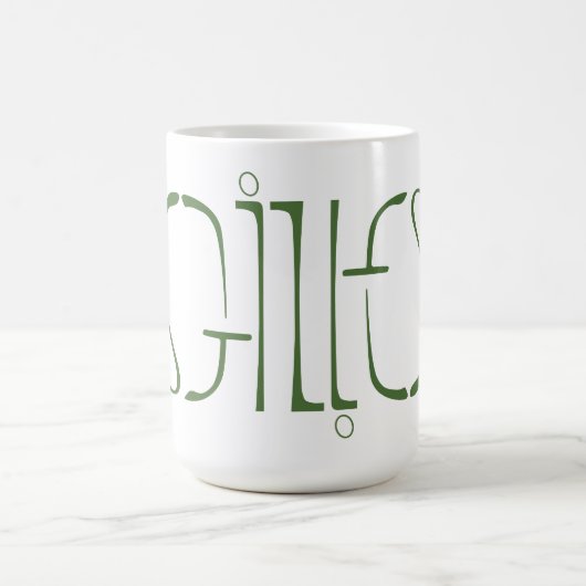 ギレスレタリングマグ コーヒーマグカップ (中央)