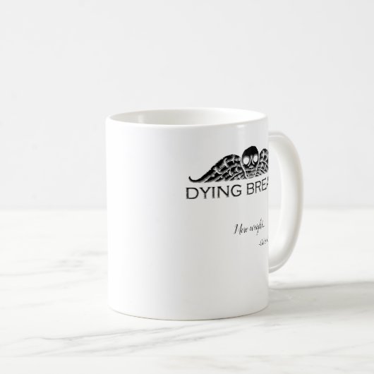 ギレス・コーリーの最後の言葉マグ コーヒーマグカップ (正面右)