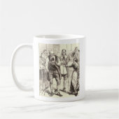 ギレス・コーリーの最後の言葉マグ コーヒーマグカップ (左)