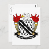 ギレット家紋 ポストカード (正面/裏面)