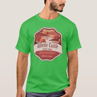 ギレット・キャッスル州立公園 ミドルカウンティー コネチカット州 Tシャツ