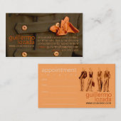 ギレルモロザダ | Zearonne.com 予約カード (正面/裏面)