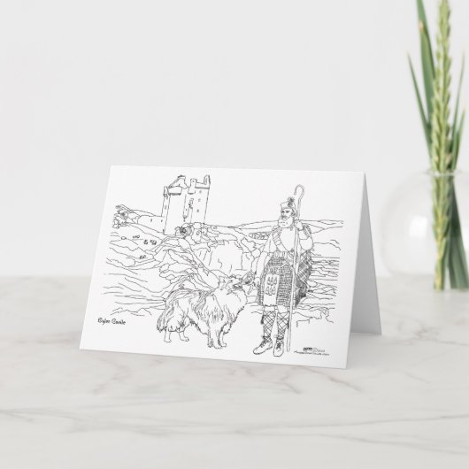 ギレンキャッスルスコットランド カード (正面)