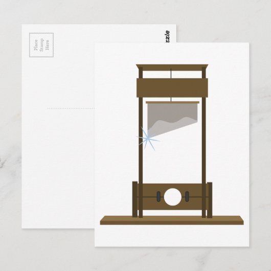 ギロチン ポストカード (正面/裏面)