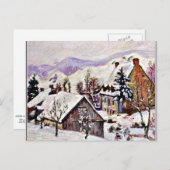 ギローミンザヴィレッジオブサンソーヴドーヴェルニュ ポストカード (正面/裏面)