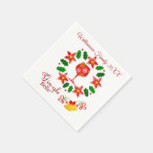 ギンおもしろいグルベルクリスマス スタンダードカクテルナプキン (角)