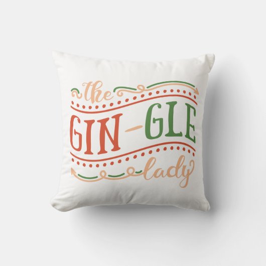 ギンおもしろいグルレディークリスマス | クッション (正面)