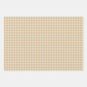 ギンガエレガントムクリーム – ラッピング紙シート ラッピングペーパーシート (正面)