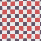 ギンガカラフルン型クールスクラップブック作り赤 シール (正面)