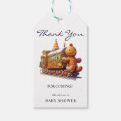 ギンガパン |クリスマスベビーシャワー感謝していお気に入り ギフトタグ (正面)