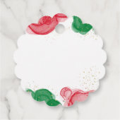 ギンガパン |クリスマスベビーシャワー |ありがとうございます フェイバータグ (裏面)