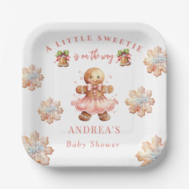 ギンガパン |クリスマスベビーシャワー ペーパープレート