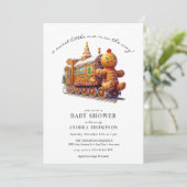 ギンガパン |クリスマスベビーシャワー 招待状 (スタンド正面)