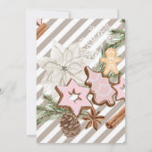 ギンガパン |クリスマスベビーシャワー 招待状 (裏面)