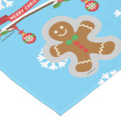 ギンガパン、雪の結晶と鳥 ショートテーブルランナー (コーナー)