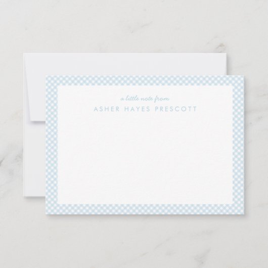 ギンガパーソナライズされたムブルー児童文房具 (正面)