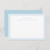 ギンガパーソナライズされたムブルー児童文房具 (正面/裏面)