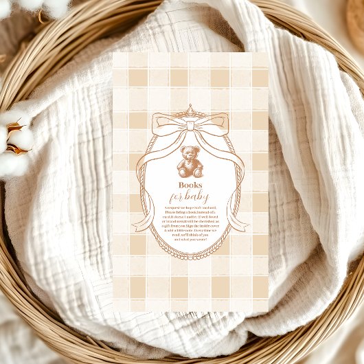 ギンガフランスのムテディベアベビー エンクロージャーカード