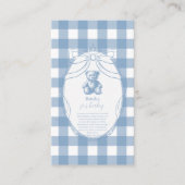 ギンガフランスのムテディベアベビー エンクロージャーカード (正面)