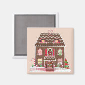 ギンガブレッドハウスマグネット マグネット (正面/裏面)